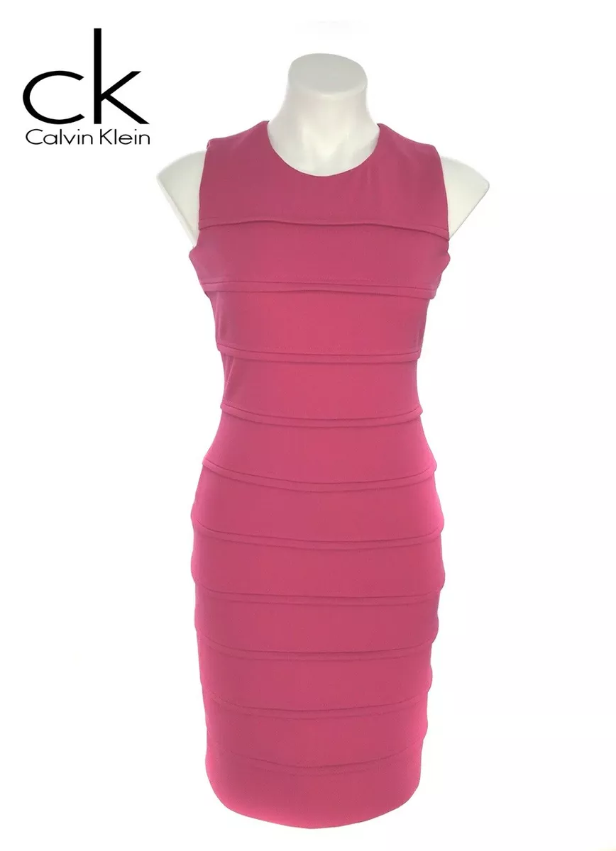 Calvin klein fuchsia dress sales