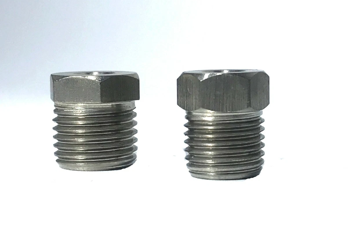 JEGS 635272 Stainless Steel Inverted Flare Tube Nuts For
