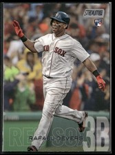 2018 Stadium Club #117 Rafael Devers Rookie Card. rookie card picture