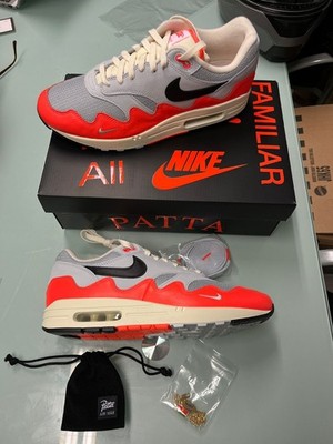 Patta x Nike Air Max 1 Hyper Crimson US 11 / EU 45 IN HAND