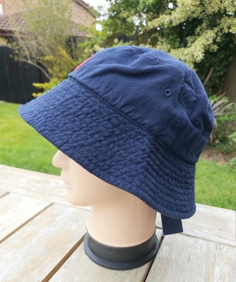 Womens POLO RALPH LAUREN Navy Linen Adult BUCKET HAT 455938465003 buck12  UK
