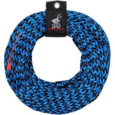 Durable Uv-resistant 60 Ft Tow Rope For Tubing - Snap Closure Keeper Included