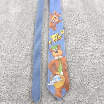 Vintage Yogi Bear Shirt Mens Ralph Marlin Hanna Barbera Cartoon Character 90s Fu