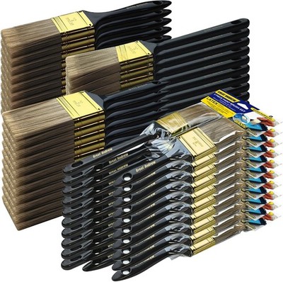 Great Andrew Paint Brushes, 30 PCS (2'' 3'' Flat & 2'' Angled) Bulk Paint Brush 