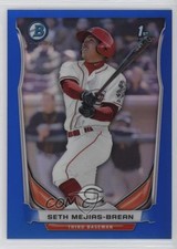2014 Bowman Prospects Chrome Blue Refractor /250 Seth Mejias-Brean #BCP104 0a2