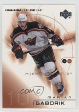2001-02 Upper Deck Challenge for the Cup Marian Gaborik #42 0t2