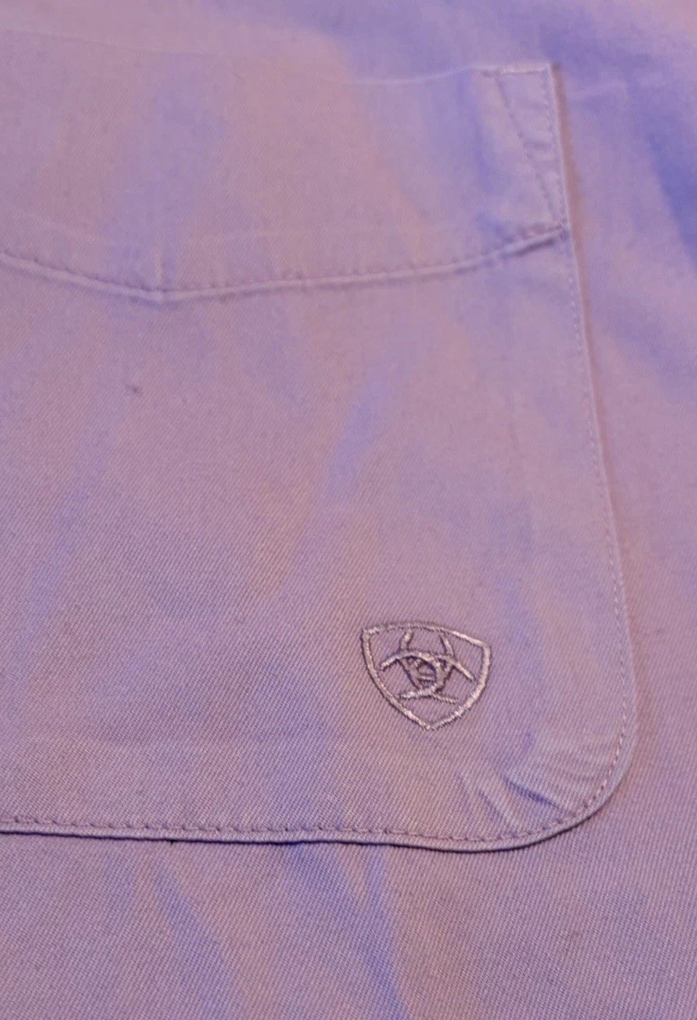 Ariat Pro “Code Western” Lavender Large Tall Butt… - image 4