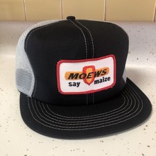 Moews Seed Corn Hat Granville Illinois “Say Maize” K Products  New Old Stock