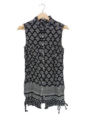 M&MODE Blusentop Damen Top Gr. DE 40 schwarz Casual-Look