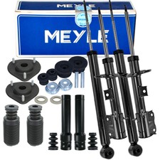 4x MEYLE Stoßdämpfer + Rep-Satz Domlager für MITSUBISHI COLT 6 SMART FORFOUR 454