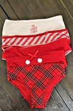 NEW Victoria  s Secret Pink 5 Pack Panties Cheeky Holiday Christmas XS,M,L,XL,2XL