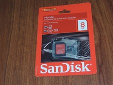 New - SanDisk MicroSDHC 8GB - Class 4 - MicroSDHC Card - SDSDQR-8192-AC11M