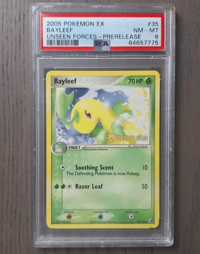 Bayleef graded PSA 8 for sale on eBay