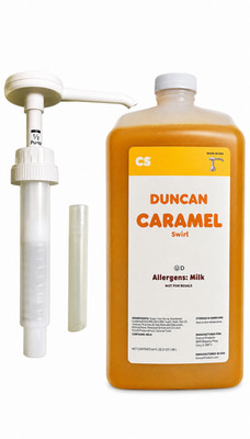 Dunkin Donuts Original Caramel Swirl 64 Oz Jug -FREE SHIPPING!! Exp- 90+ days