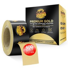 400 Grit Gold Longboard 20 Yards Long By 2-34 Wide Psa Self Adhesive Sandpaper