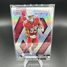 Trey Benson Panini 2025 Mosaic Rookie Arizona Cardinals #89 NFL Football Card. rookie card picture