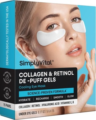 Under Eye Patches for Puffy Eyes and Dark Circles - Cooling Eye Masks for Wom...