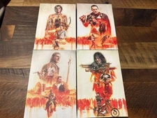 Canvas Collection*The Walking Dead Supply Drop Exclusive Complete Set Of 4*
