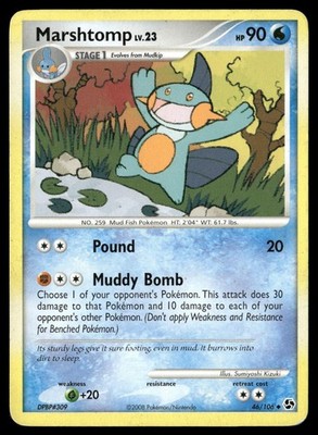 Marshtomp 46/106 Uncommon Great Encounters Pokemon MP