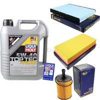 Inspektionskit Filter Liqui Moly ÖL 5L 5W-40 FüR Vw Golf Iv 1J1 2.3 V5 2.8 V6