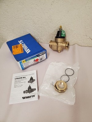 Watts 1 in. Lead-Free Brass FPT x FPT Pressure Reducing Valve (LFN45BU1 M1-1)