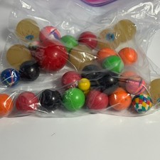Assorted Super Bounce Balls Party Favor Toy Bulk Pack Fun Colors