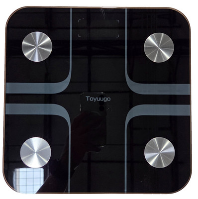 NEW OPEN BOX!  TOYUUGO SMART BODY COMPOSITION SCALE CAPACITY BLACK