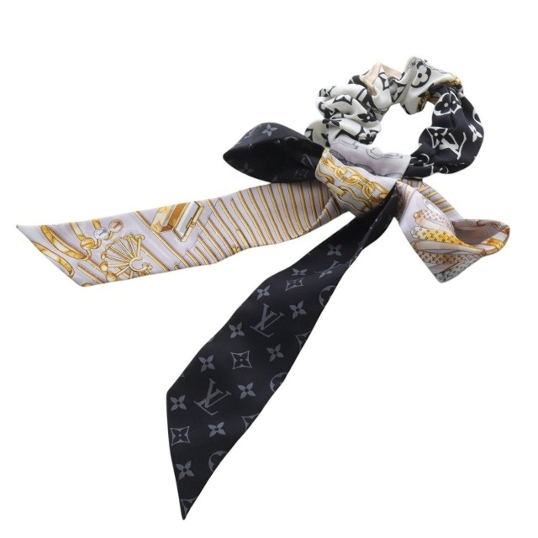 Louis Vuitton Monogram Scarfed Black M68951 Silk Scarf