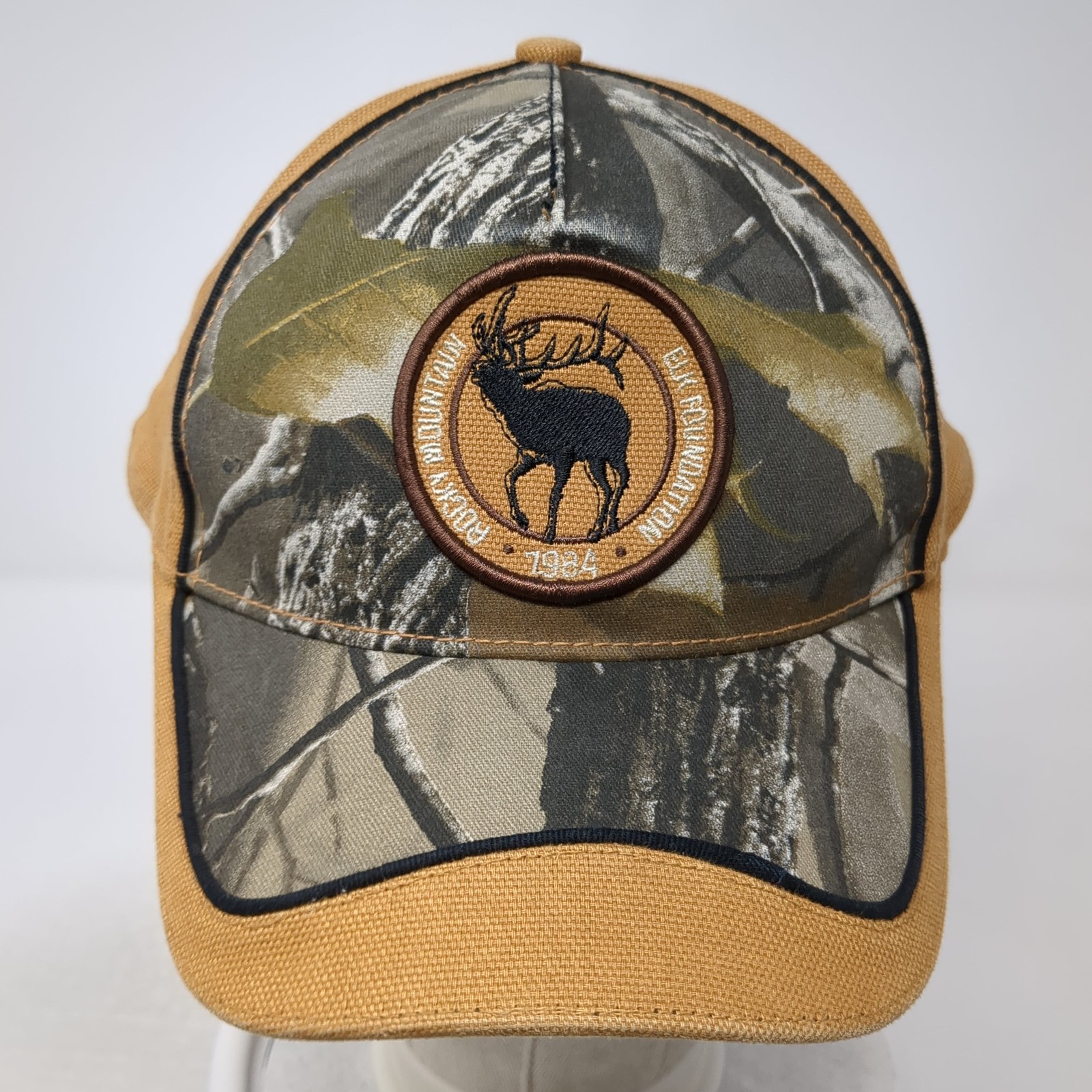 Rocky Mountain Elk Foundation Patch Strapback Hat… - image 2