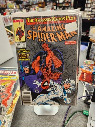 AMAZING SPIDER-MAN 321 NEWSSTAND VF+ COMIC BOOK JJCS