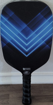Kasaca Sports Pickleball Paddle Blue Chevron Design USA Pickleball Approved