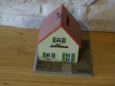 Modeleisenbahn H0 Sparkasse alt mit Holzboden