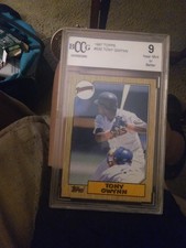 Tony Gwynn 1987 Topps BCCG 9 Near Mint or Better 9
