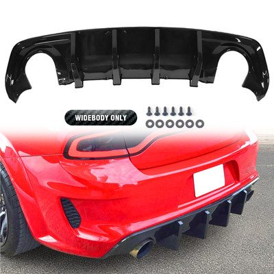 Fits Dodge Charger SRT Widebody 2020-2024 Carbon Fiber Rear Bumper Diffuser Lip
