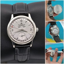 Jaeger LeCoultre. 18K White Gold. Hunter Case. Master Date 37mm. Q147344A.