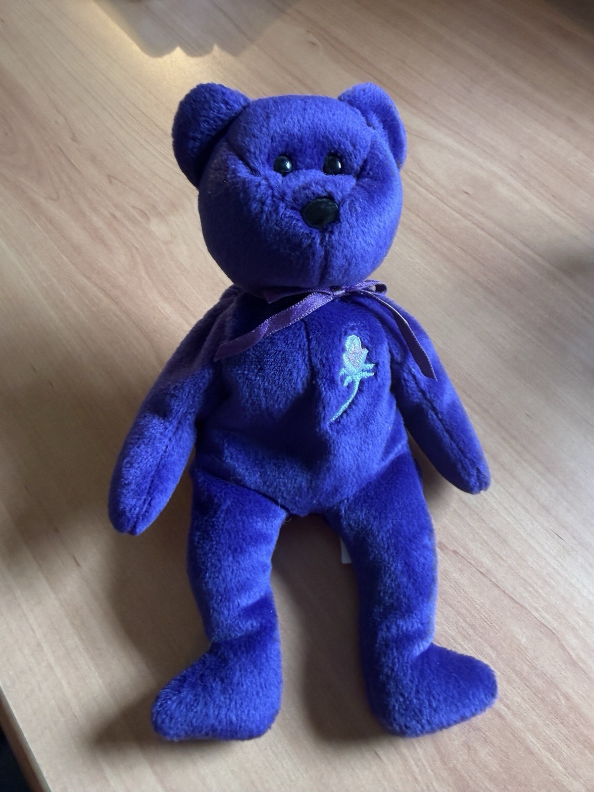 Ty Beanie Baby Princess Diana Bear 1997 China P.E. Pellets w/o Tag