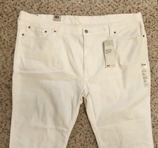 men's Levi's white jeans 48 stretch denim 541 Flex NWT
