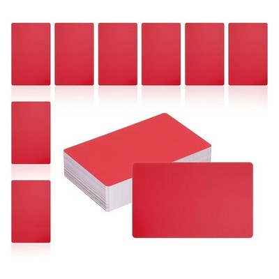 150Pcs Metal Business Card Blanks,1/64In Thick 3.4 X 2In Aluminum 6010