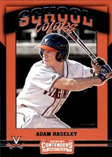 2017 Panini Contenders Draft Picks School Colors #12 Adam Haseley - BB