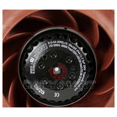 New In Box ECOFIT 2RREu15 Centrifugal Fan 180x35R 53/64W 115V #yi