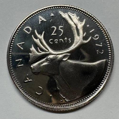 1972 Canada 25 Cents — photo from the most recent tracked eBay sale