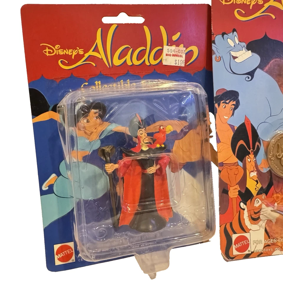 Nuevo lote de juguetes mixtos de figuras de acción Mattel Disney ALADDIN de colección de los años 90 Foto 2 de 4