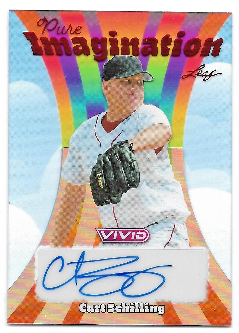 2026 Leaf Vivid CURT SCHILLING Autograph 4/7 Acetate - PHILADELPHIA PHILLIES