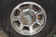 -cap 2004 - 2007 Hummer H2 Chrome Factory Seven 7 Spoke Wheel 17x8.5 Oem Rim