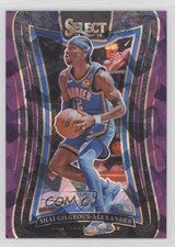 2024 Select Mezzanine Purple Cracked Ice Prizm 92/99 Shai Gilgeous-Alexander hs9