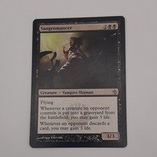 Magic: The Gathering Sangromancer Mirrodin Besieged Rare Black Creature 53/155