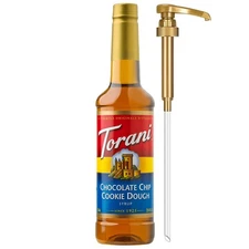 Torani Chocolate Chip Cookie Dough Coffee Syrup Flavored Syrup for Drinks & Pump