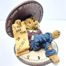 Boyds Bears Friends "Hardley Hasslefree..Chairman of the Bored" Resin Figurine