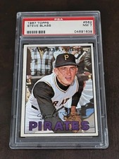 1967 Topps Baseball 562 Steve Blass SP High # PSA 7 EX-MT