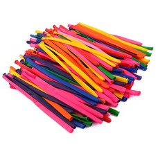 200pcs DIY Long Twist Latex Balloons Tying Making Decor Mixed Mix Color .